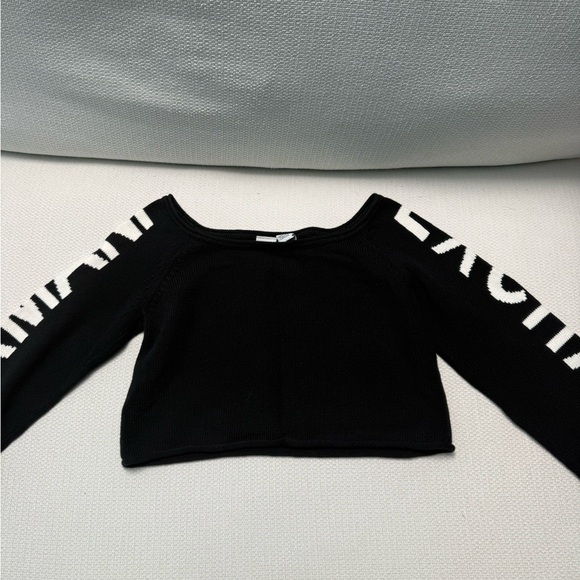 Armani Exchange cropped top sweater - Picture 4 of 4